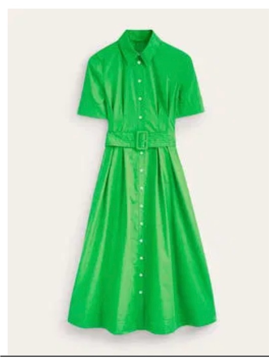 Boden Dresses & Skirts - Boden pippa midi shirtdress green size 12 nwt style D0829